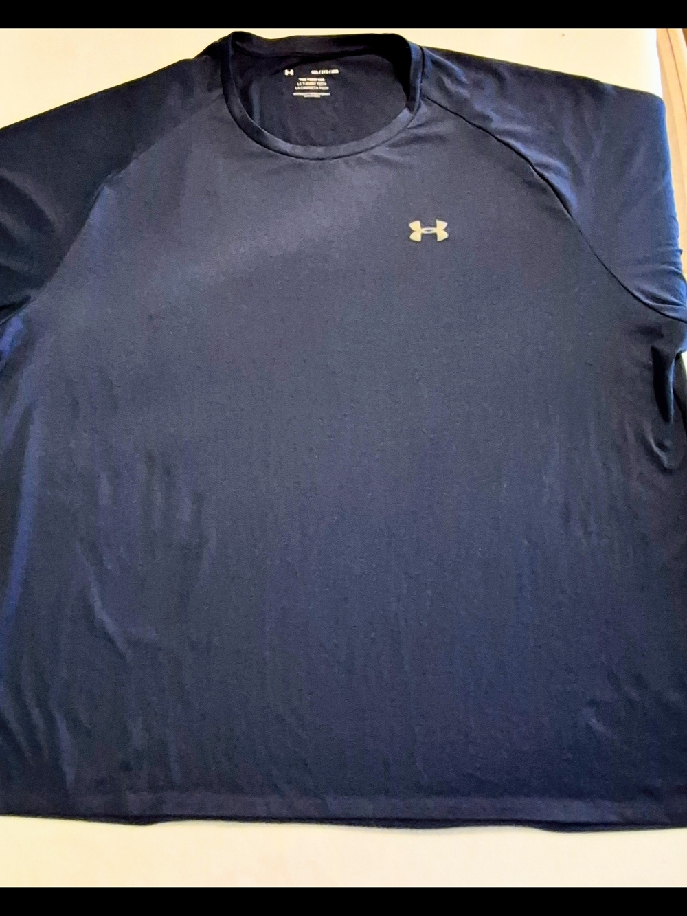 Under Armour Men's 5xl Tshirt T-shirt Tee Blue Side Logo